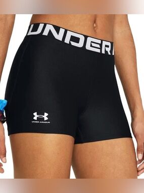 Under Armour HeatGear Compression Shorts Black Athletic M